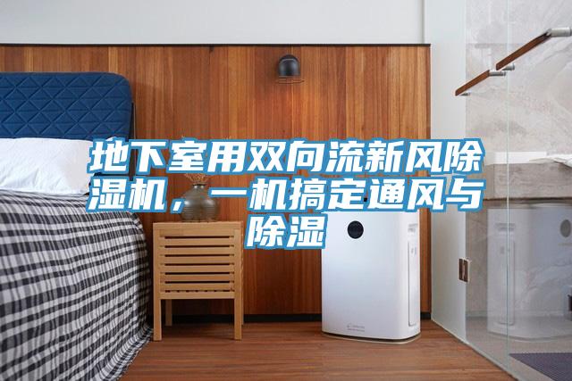 地下室用雙向流新風除濕機，一機搞定通風與除濕