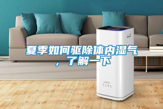 夏季如何驅除體內濕氣,了解一下