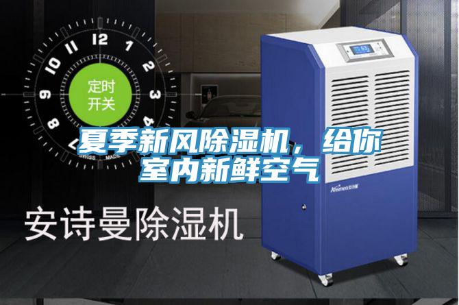夏季新風除濕機，給你室內新鮮空氣