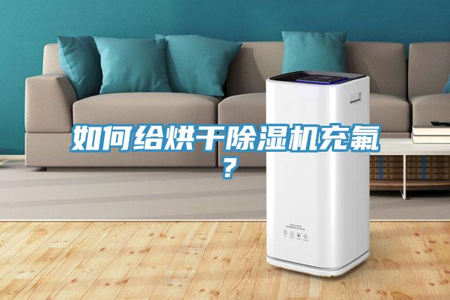 如何給烘干除濕機充氟？