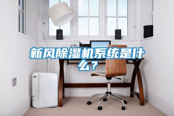 新風除濕機系統是什么？