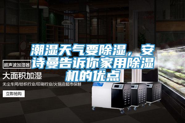 潮濕天氣要除濕，安詩曼告訴你家用除濕機的優點