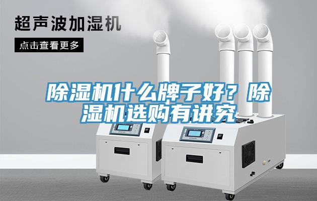 除濕機什么牌子好？除濕機選購有講究