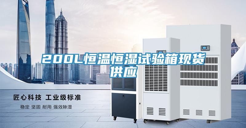 200L恒溫恒濕試驗箱現貨供應