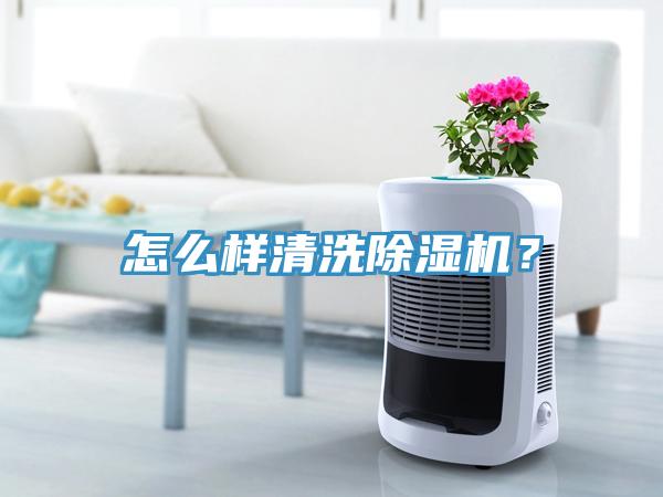 怎么樣清洗除濕機？