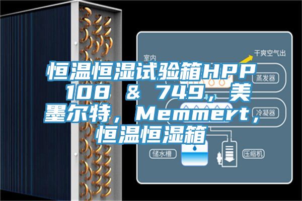 恒溫恒濕試驗箱HPP 108 & 749,美墨爾特,Memmert,恒溫恒濕箱