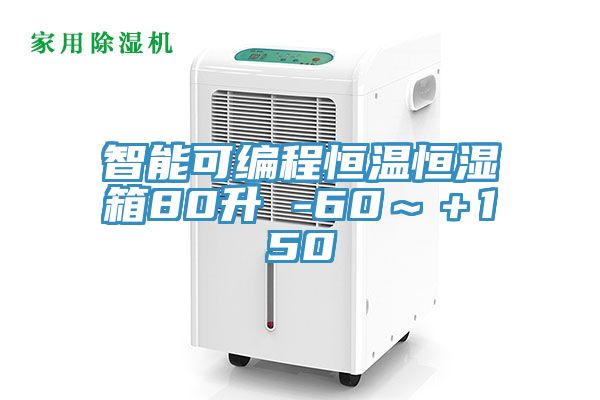 智能可編程恒溫恒濕箱80升 -60~+150℃