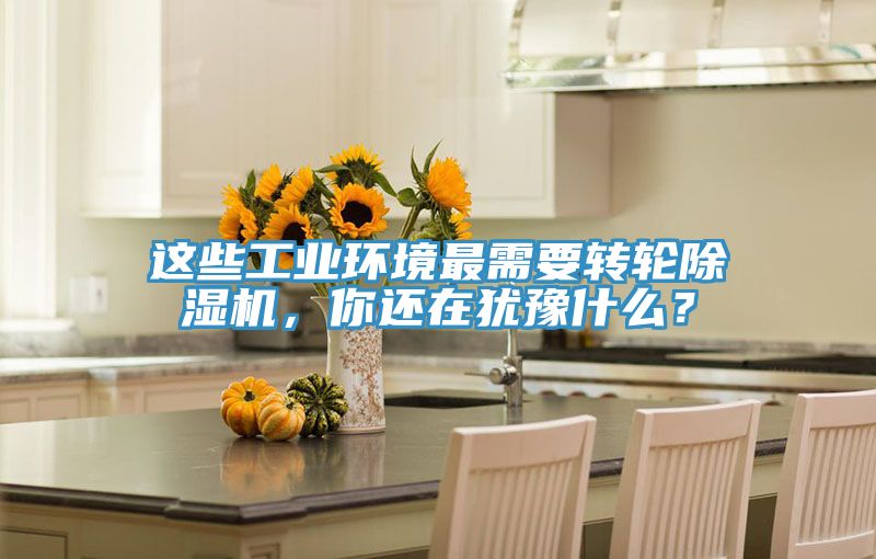 這些工業(yè)環(huán)境最需要轉輪除濕機，你還在猶豫什么？