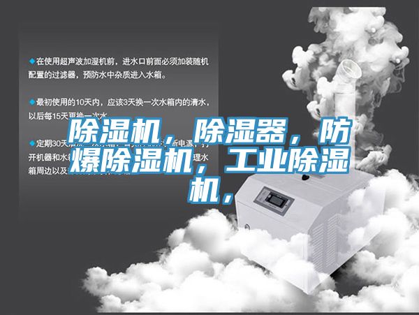 除濕機,除濕器,防爆除濕機,工業除濕機,