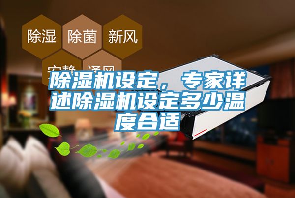 除濕機設(shè)定,專家詳述除濕機設(shè)定多少溫度合適